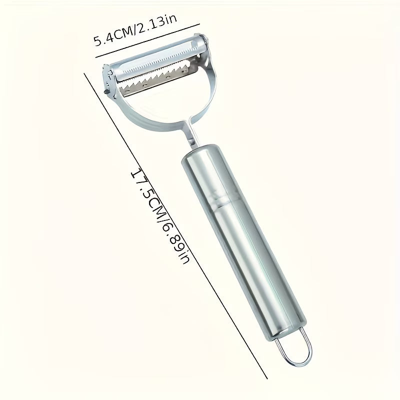 3-in-1 Stainless Steel Peeler - Vegetable Slicer Grater for Kitchen