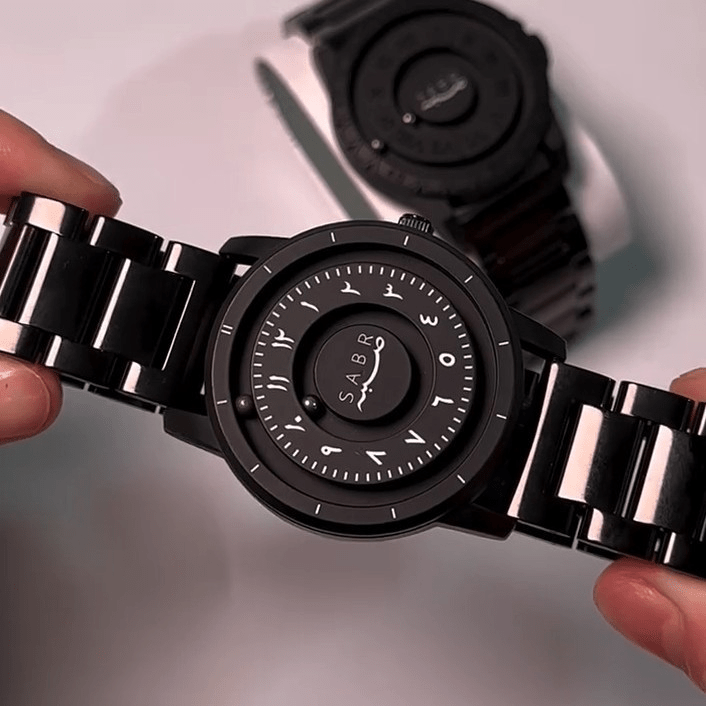š„Black Friday 50% OFFš„ ā SABR Arabic Numeral Magnetic Ball Watch | No - Hands Design, Futuristic Menās Quartz - Tanzania Store