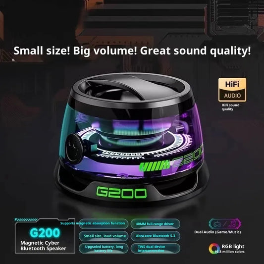 Portable Magnetic Bluetooth Speaker for Outdoor Adventure