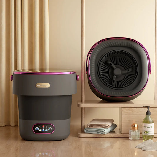 Luxury 13L Foldable Washing Machine - Portable All-in-One Washer & Spinner for Underwear