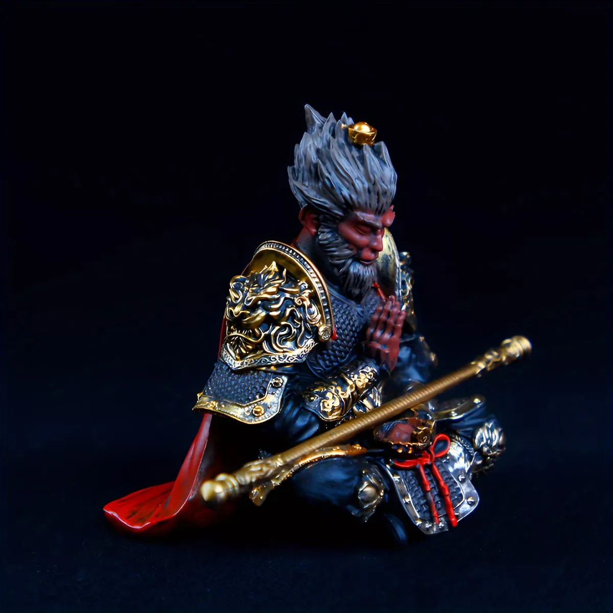 Sun Wukong Car Dashboard Ornament - Victory Pose