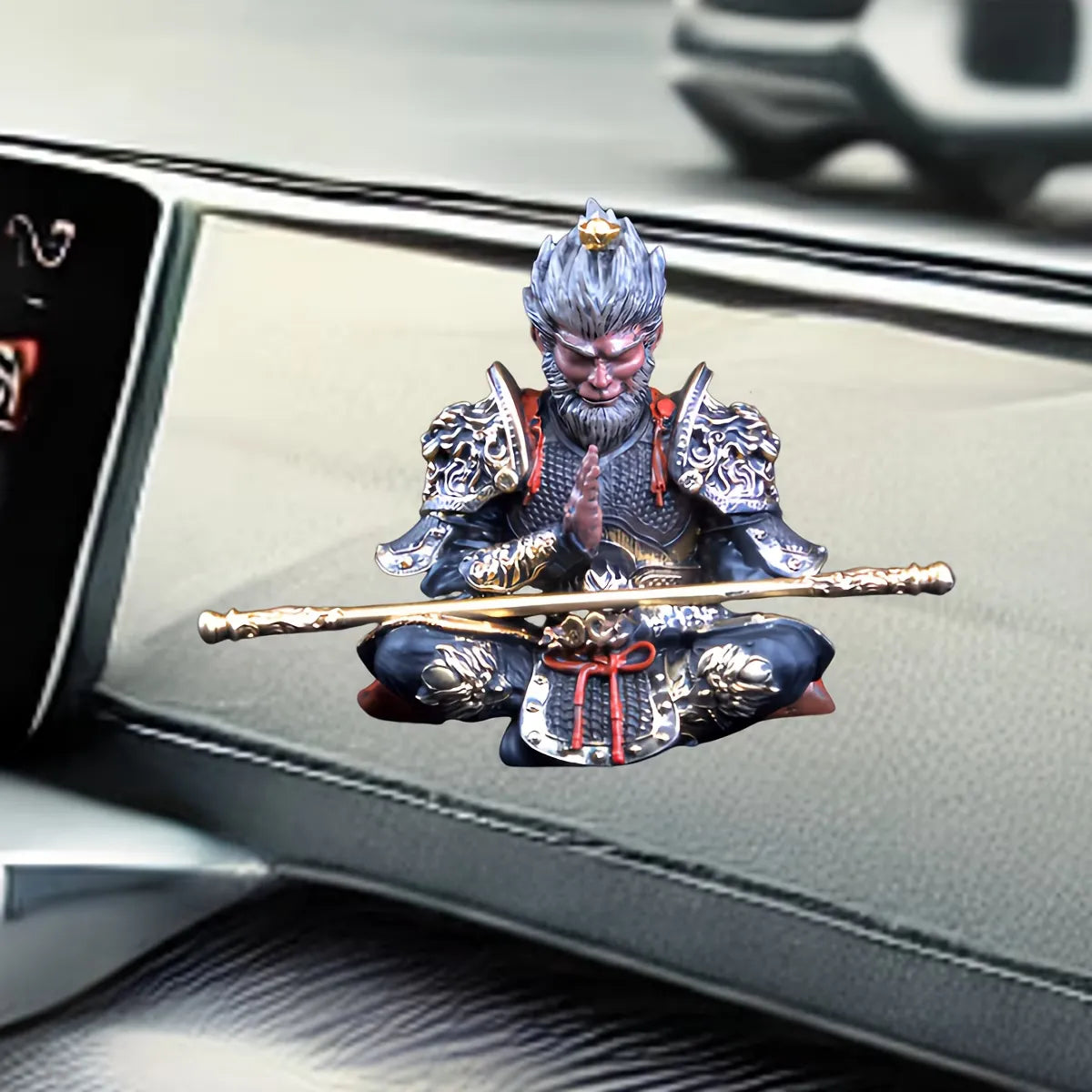 Sun Wukong Car Dashboard Ornament - Victory Pose