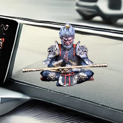 Sun Wukong Car Dashboard Ornament - Victory Pose