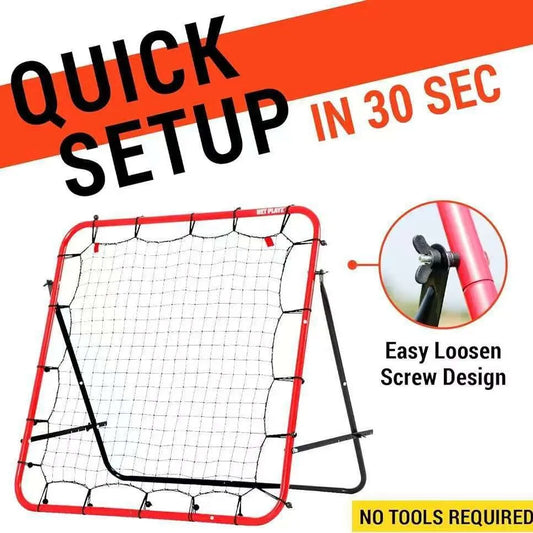 Football Rebound Net - Multi-Function Solo Training Rebounder & Goal