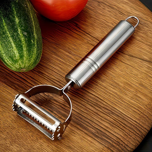 3-in-1 Stainless Steel Peeler - Vegetable Slicer Grater for Kitchen