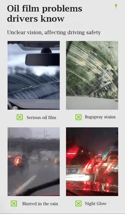 2025 New Design ✨Glass oil film cleaning wipe oil film remover - Tanzania Store