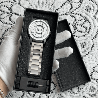 🔥Black Friday 50% OFF🔥 – SABR Arabic Numeral Magnetic Ball Watch | No - Hands Design, Futuristic Men’s Quartz - Tanzania Store