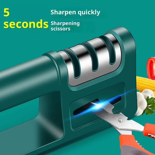 Diamond Knife Sharpener Tool - Fast Hone Stone for Dull Blades, Kitchen Knives, Non