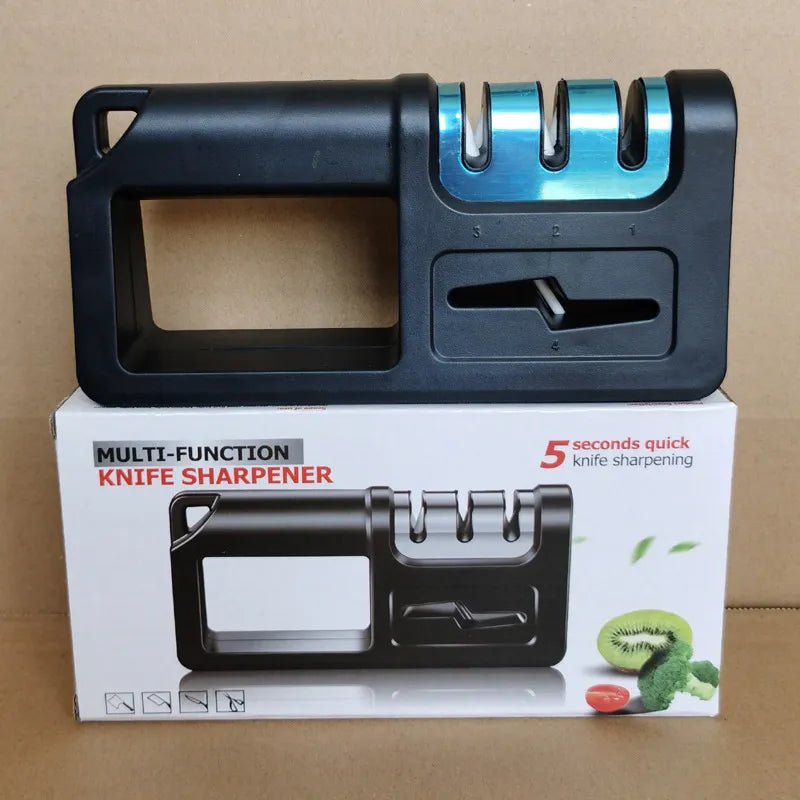 Diamond Knife Sharpener Tool - Fast Hone Stone for Dull Blades, Kitchen Knives, Non