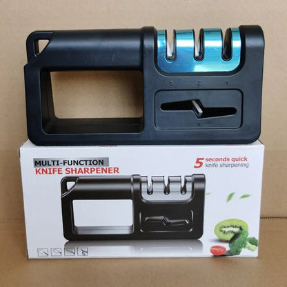 Diamond Knife Sharpener Tool - Fast Hone Stone for Dull Blades, Kitchen Knives, Non