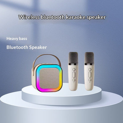 Karaoke Microphone Speaker 2 Mic Bluetooth - Tanzania Store