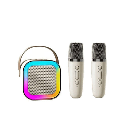 Karaoke Microphone Speaker 2 Mic Bluetooth - Tanzania Store