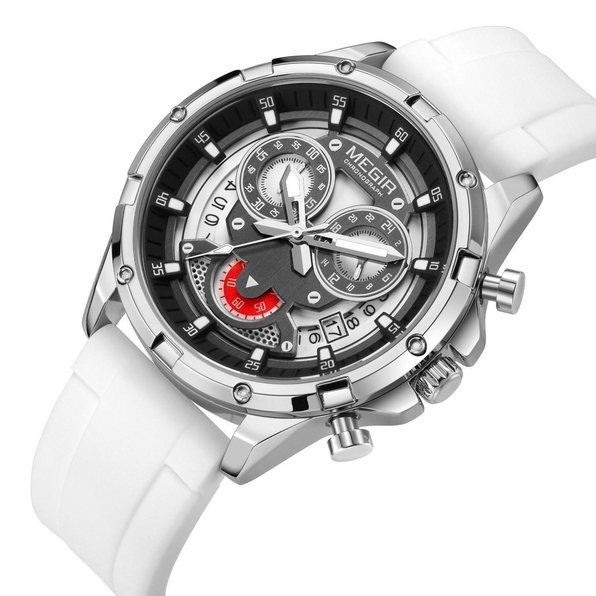 MEGIR Multi - Function Silicone Quartz Watch – Waterproof, Luminous, Date & Chronograph | New Men’s Style - Tanzania Store