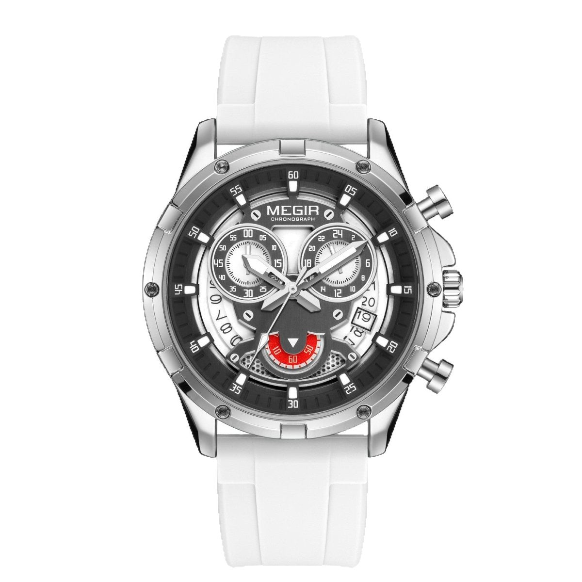 MEGIR Multi - Function Silicone Quartz Watch – Waterproof, Luminous, Date & Chronograph | New Men’s Style - Tanzania Store