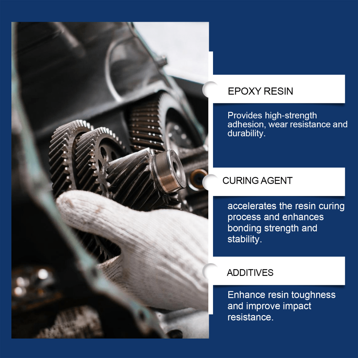 Metal Casting AB Epoxy Adhesive – Waterproof Repair Glue for Steel, Copper, Aluminum & Household Metal Sealing