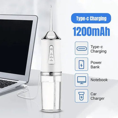 Portable Water Flosser - Cordless Pulse Oral Irrigator for Teeth Cleaning - Tanzania Store