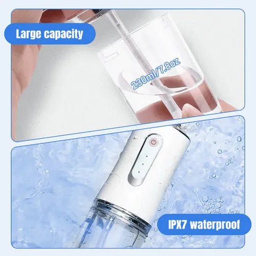 Portable Water Flosser - Cordless Pulse Oral Irrigator for Teeth Cleaning - Tanzania Store