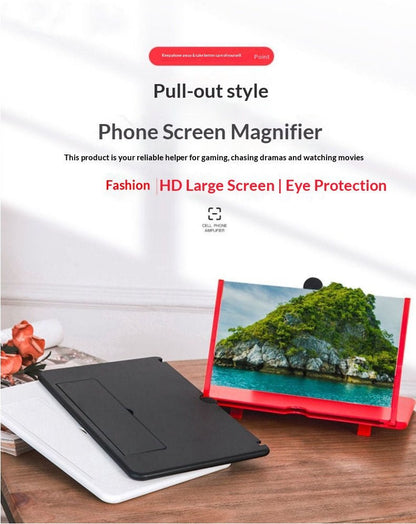 Pull-Out Phone Screen Magnifier - HD Video Enlarger for Movies & Videos - Tanzania Store