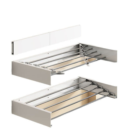 Retractable Foldable Drying Rack - Balcony Clothes Airer & Bathroom Towel Holder - Tanzania Store