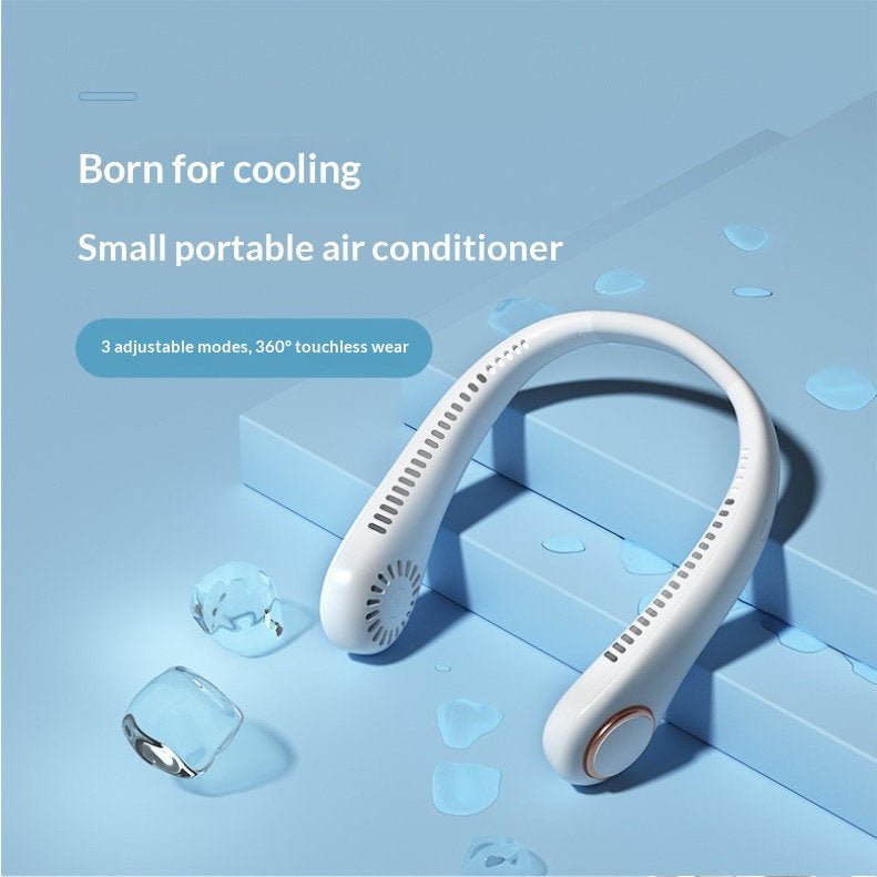 Wearable Neck Fan Bladeless 360 Cooling - Tanzania Store