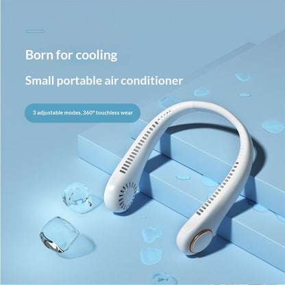 Wearable Neck Fan Bladeless 360 Cooling - Tanzania Store