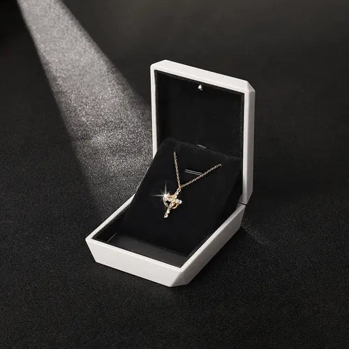 Women's Luxury Rotatable Crown Cross Necklace - Zirconia Pendant Clavicle Chain Gift for Birthdays, Anniversaries